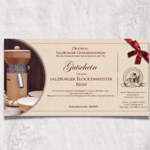 Voucher for a Salzburger Flockenmeister nut