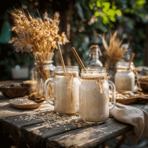 Kühle Getreidedrinks für heiße Tage: Hafermilch, Dinkel- und Reismilch einfach selbst gemacht