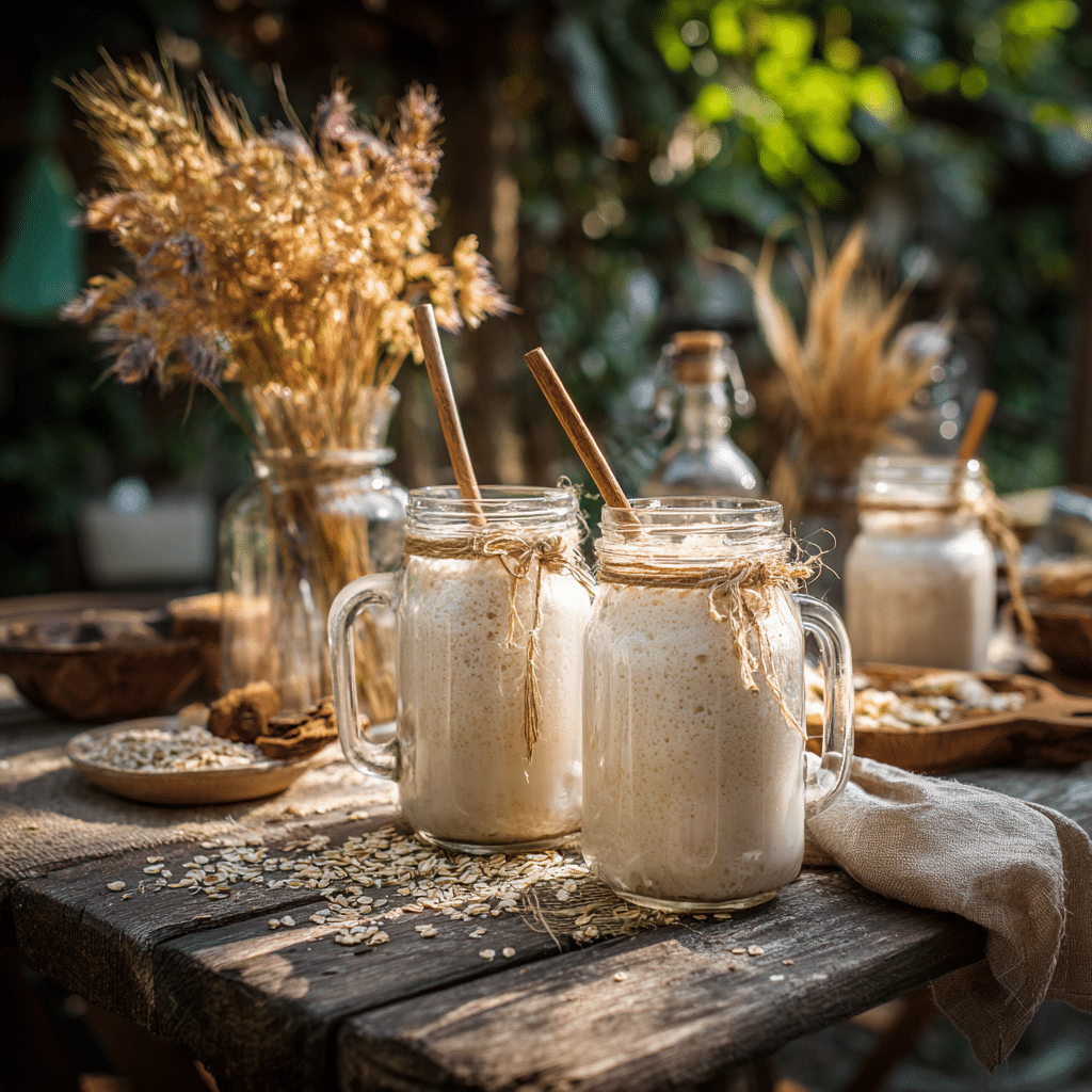 Kühle Getreidedrinks für heiße Tage: Hafermilch, Dinkel- und Reismilch einfach selbst gemacht